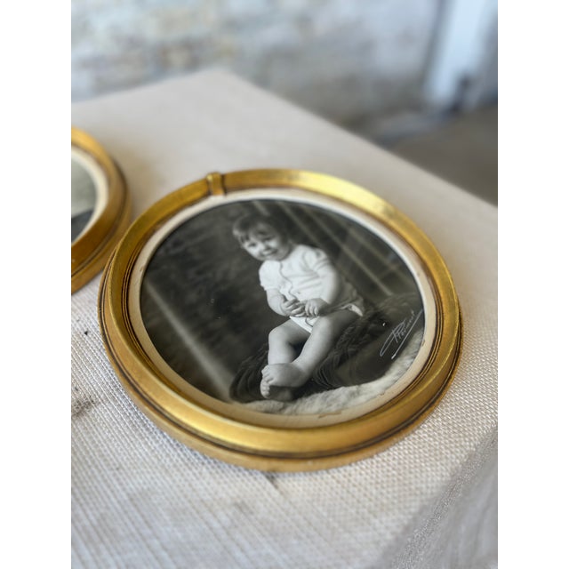 1980s Gold Circle Frames [3 Available] For Sale - Image 4 of 6