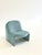 Blue Vintage Alky Chair in Baby Blue Velvet by Anonima Castelli for Artifort, 1970s For Sale - Image 8 of 15