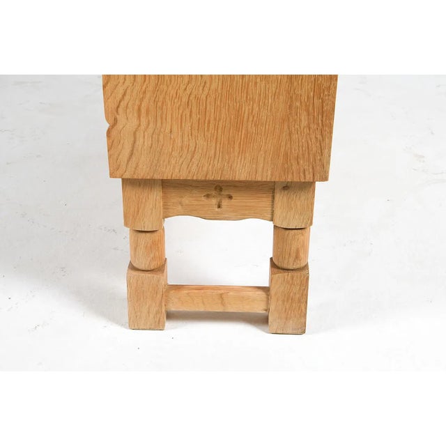 Wood 1970s Danish Oak Bookcase in the Style of Henning Kjærnulf For Sale - Image 7 of 9