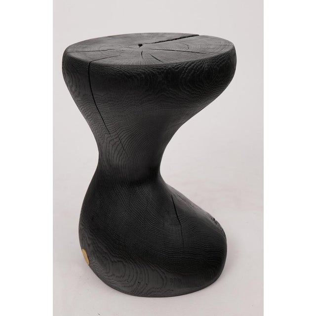 Rustic Sculptural Side Table by Logniture For Sale - Image 17 of 18