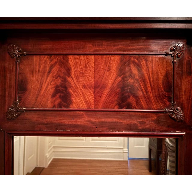 Large 19th Century Federal Mirror For Sale - Image 4 of 5