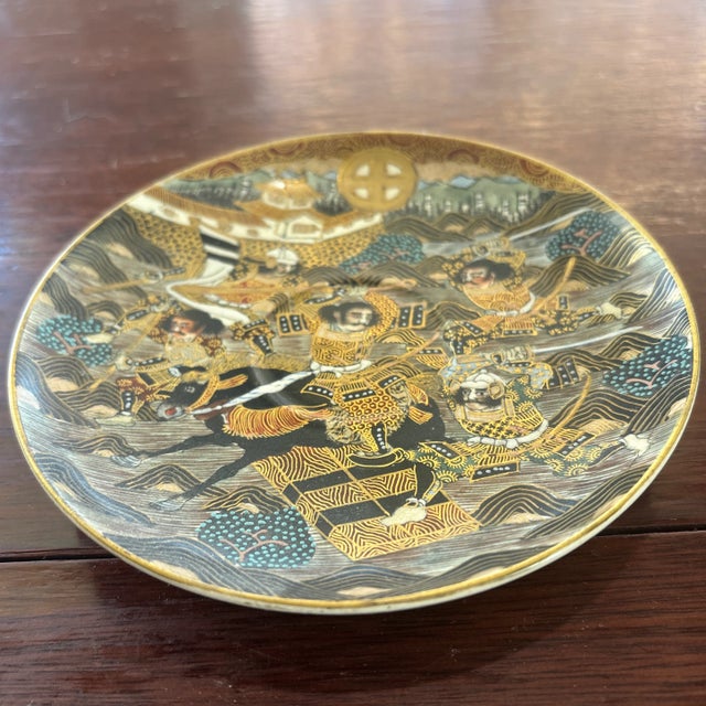 Late 19th Century Meiji Period Satsuma Cup and Saucer With Shimazu Family Crest on Saucer For Sale In Reno/Lake Tahoe - Image 6 of 8