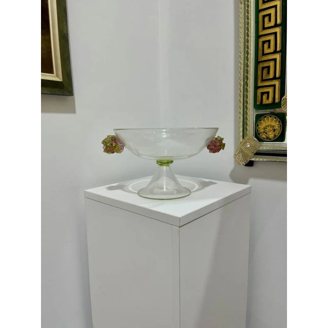 Lovely Centerpiece bowl with beautiful grape handles.