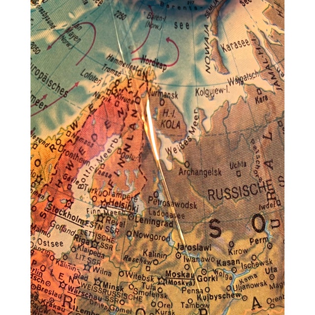 Mid-Century Space Age Illuminated Globe Table Lamp with Acrylic Stand, 1960s For Sale - Image 14 of 18