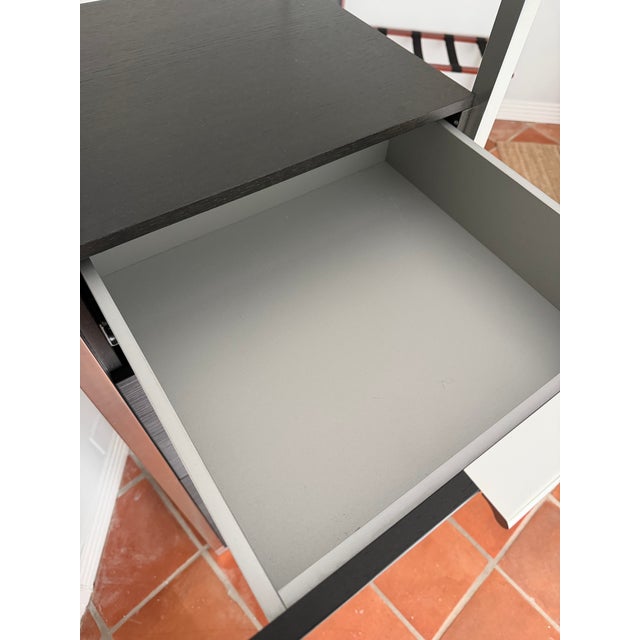Wood and Chrome Chest of Drawers For Sale In Miami - Image 6 of 6