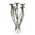 Aluminum Candelabra Tree Roots Brutalist Tall Floor Multi Candle Holder For Sale In New York - Image 6 of 7