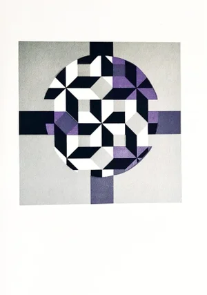 1978 Ronald King Screen Print in Four Colors, Pardoner-09
