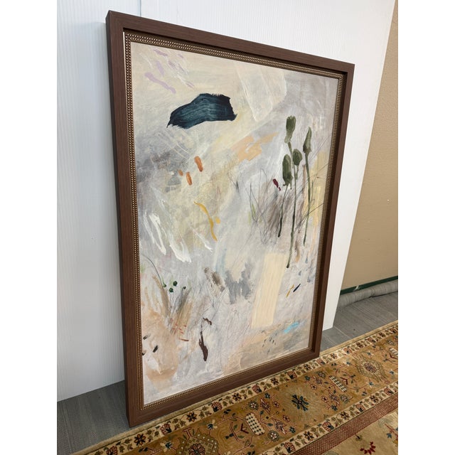 Design Plus Gallery presents the Flat White Abstract Print from Amethyst Home. Indulge in the sophistication of Flat White...