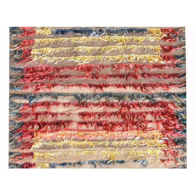 Vintage Turkish Tulu Rug For Sale - Image 4 of 10