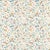 Sanderson Aril’s Garden Fabric in Indigo/Red - a Sample For Sale