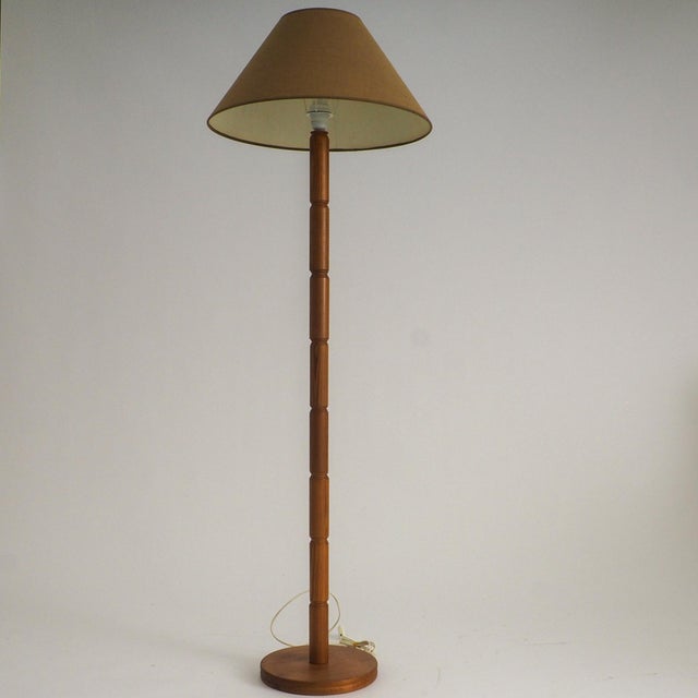 Mid-Century Modern Mid-Century Wooden Floor Lamp from Aneta Växjö, 1960s For Sale - Image 3 of 18