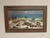 Original Vintage Scandinavian Oil on Panel – “Coastal Village” by Frans Lundberg – Signed – Framed – 97 × 60 cm (38.2" ×...
