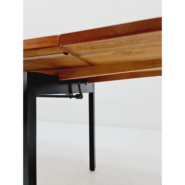 Vintage German Teak Extendable Dining Table, 1950s For Sale - Image 5 of 11