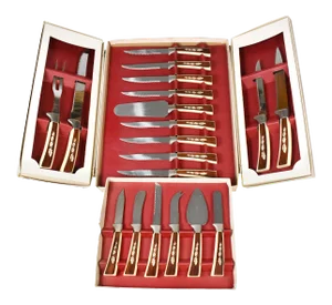 Vintage Sheffield Treasure Chest Assorted Stainless Steel Cutlery Set- 19 Pieces