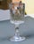 Glass Richelieu-Champigny Pattern Wine Glasses, 1920s, Set of 7 For Sale - Image 7 of 8