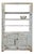 1900-1909 Primitive Painted Wood Farm Cupboard For Sale