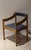 Brown Vintage Postmodern Oak Armchairs | Sculptural Barrel Back Dining Chairs | Pair For Sale - Image 8 of 8
