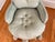 Bunny Williams Home Petite Ladies Chair in Jacquard Damask Upholstery With Ruffled Skirt For Sale - Image 4 of 11