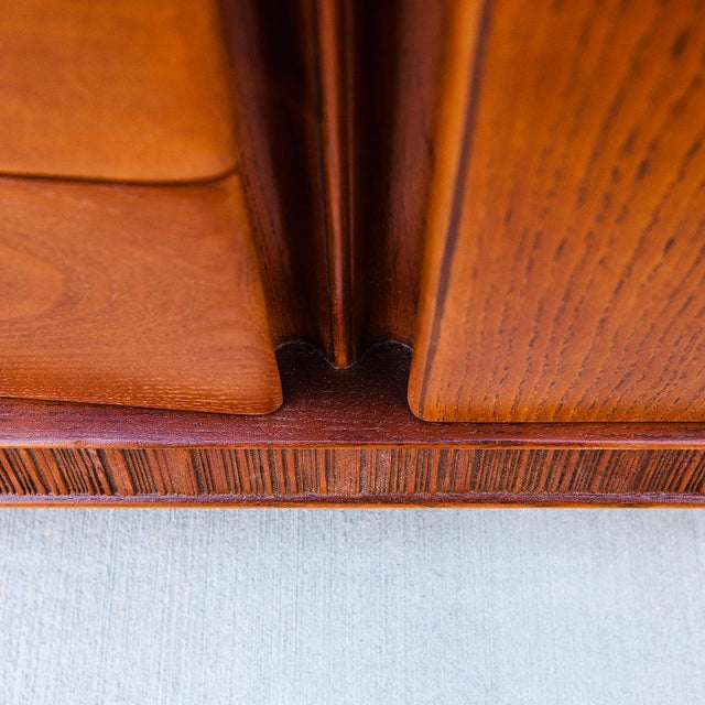 Restored 1950s Mid Century Modern Ash Sideboard by Paul Frankl for Brown Saltman For Sale - Image 10 of 18