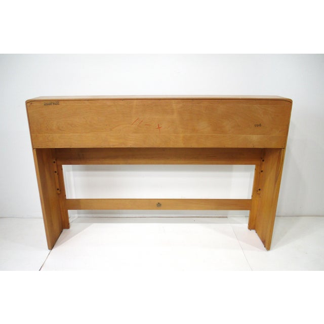 Sculptura Full Headboard in Champagne #790 by Heywood Wakefield For Sale - Image 9 of 11