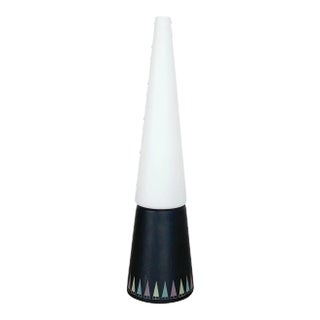 Swedish Glass and Wood Cone Table Light from Hans-Agne Jakobsson, Markaryd, 1960s For Sale