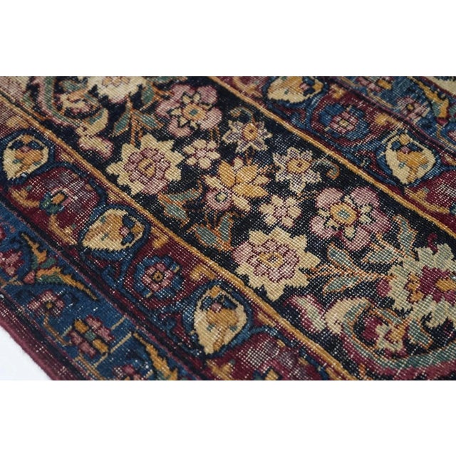 Antique Lavar Kerman Rug 4'8'' x 7'8'' For Sale In New York - Image 6 of 9