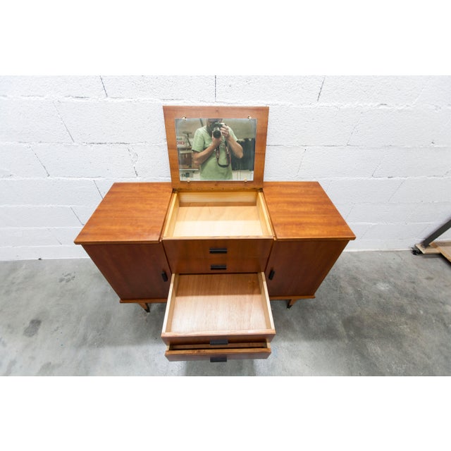 Vintage Teak Dressing Table, 1960s For Sale - Image 4 of 18