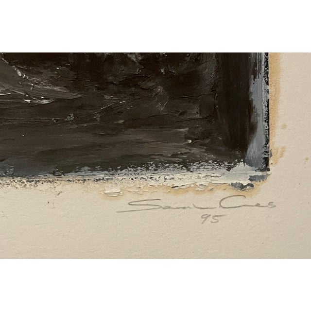 Sarah Amos, Contemporary Abstract Landscape Monotype Painting Sarah Amos, 1995 For Sale In Miami - Image 6 of 10