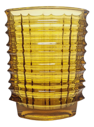 New Look Optical Vase by Jan Sylwester Drost for Ząbkowice Glassworks, 1970s