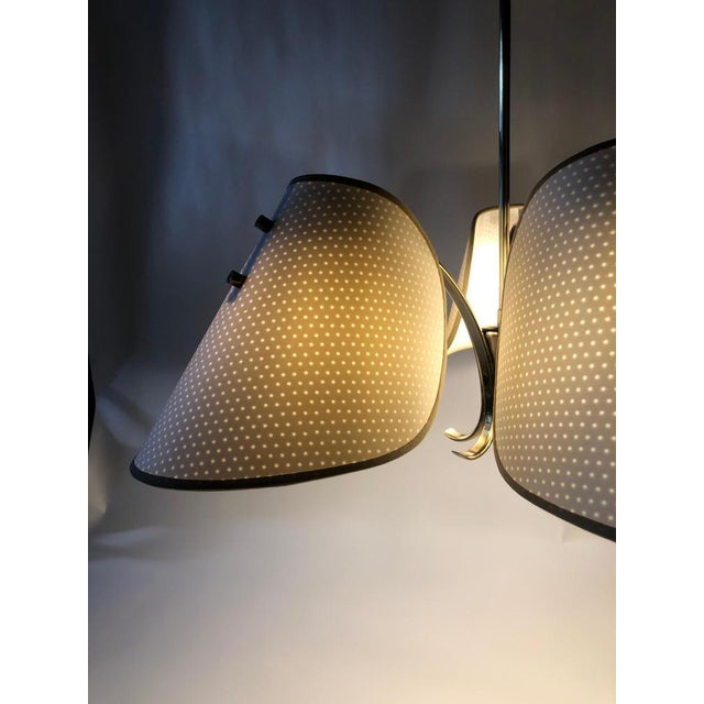 Vintage Austrian Brass Chandelier, 1960s For Sale - Image 11 of 15