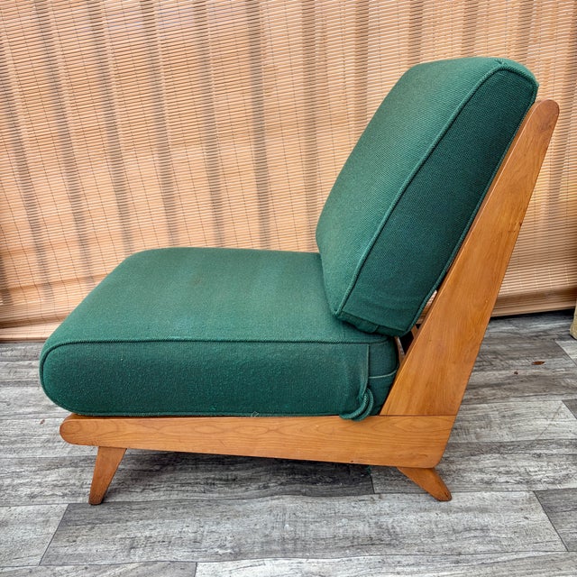 Three Piece Mid Century Modern Heywood Wakefield Sectional Sofa. Circa 1950s For Sale - Image 12 of 18