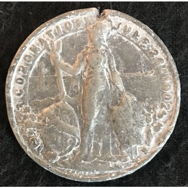 English British Coin From 1902: Coronation of King Edward II and Queen Alexandra For Sale - Image 3 of 4