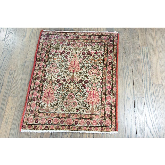 Early 20th Century Persian Lavar Kirman Rug For Sale - Image 12 of 15