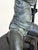 Verdigris Late 20th Century Verdigris Bronze Boy in Chair Sculpture Styled After Maitland-Smith For Sale - Image 8 of 11