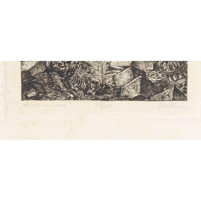 Modern Josef von Diveki, Renaissance, Etching, 1920 For Sale - Image 3 of 4