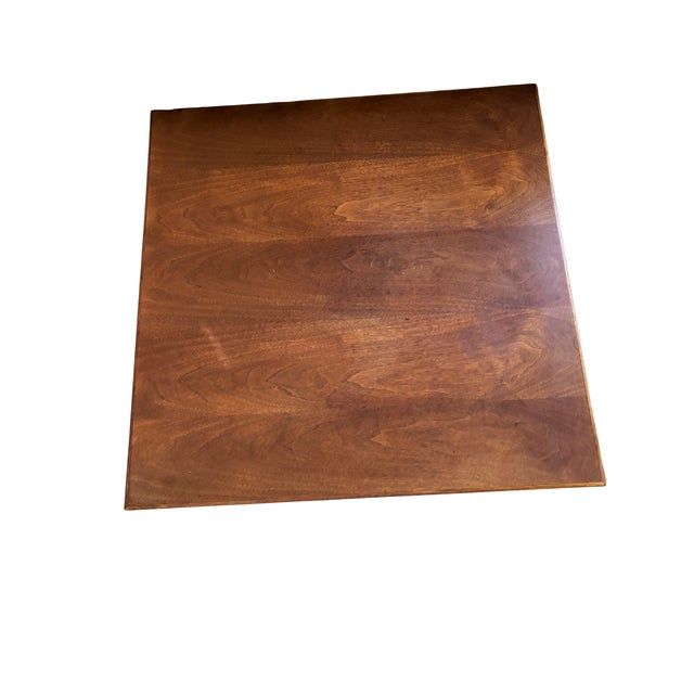 Brown 1960s Mid Century Modern Fluted Wood Coffee Table For Sale - Image 8 of 10