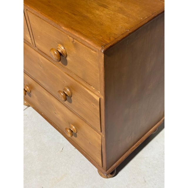 Late 19th Century Antique Pine Two Over Two Drawers - Chest of Drawers From England For Sale - Image 5 of 18