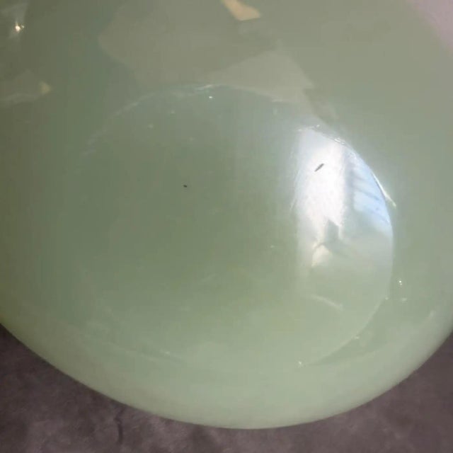 Glass 1960s MId-Century Modern Green Murano Glass Oval Bowl by Archimede Seguso For Sale - Image 7 of 14