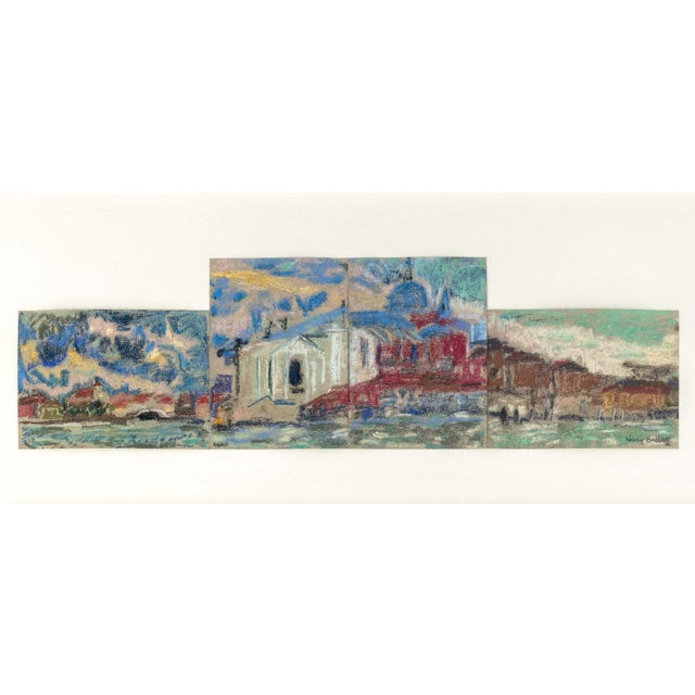 Nancy Balliett (American, b. 1938), "S. Redentore", Pastel on Four Sheets of Paper, 2002, signed and dated in pencil lower...