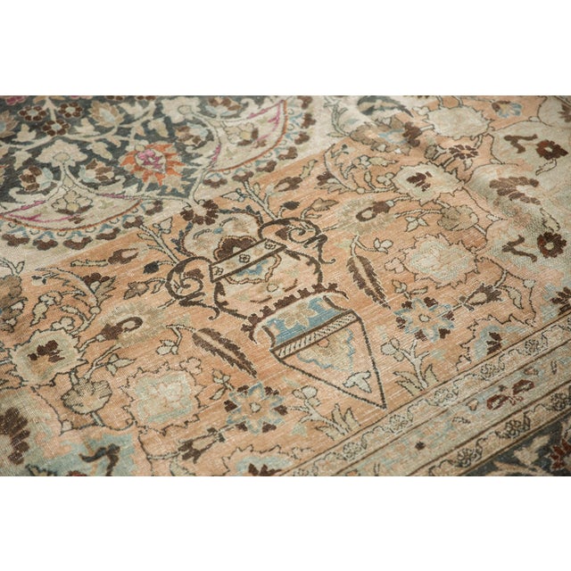 Vintage Distressed Meshed Carpet - 8'6" x 11'10" For Sale - Image 16 of 16