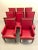 Holly Hunt 1980s Red Leather Dinning Chairs Set of 8 For Sale - Image 13 of 13