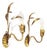 Vintage Gilt Sheaf of Wheat Wall Lights by Hans Kögl, 1960s, Set of 2 For Sale