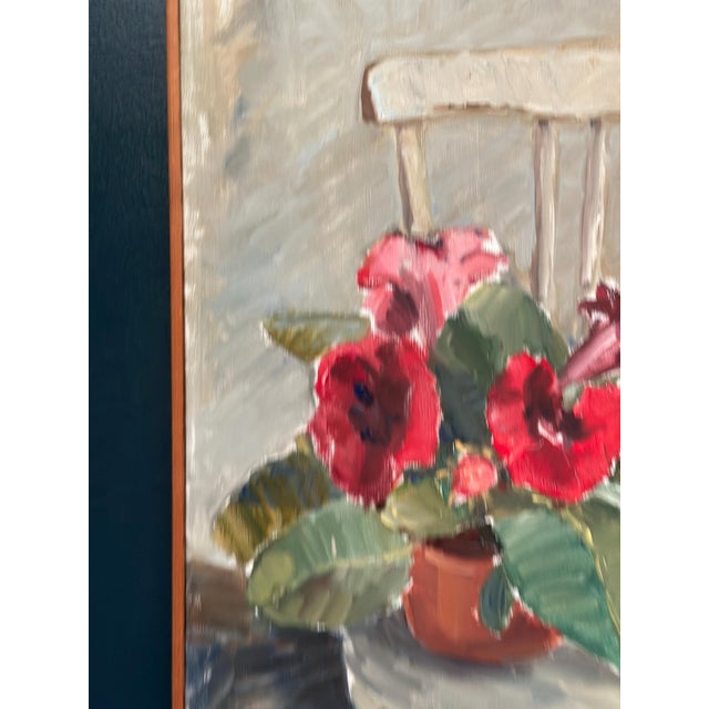 Aina Engström, Gloxinian, 1973, Oil on Canvas, Framed For Sale - Image 8 of 18