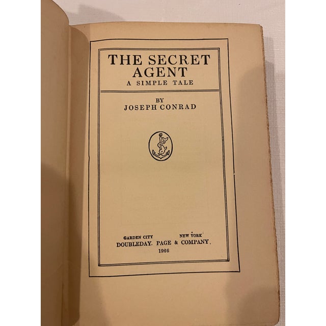 Embossed Linen Decor Joseph Conrad Complete Works 1926 Full S/ 26 Tall Ship For Sale In Savannah - Image 6 of 10