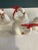 Mid 20th Century Vintage White Ceramic Swan Napkin Rings, Set of 6 For Sale - Image 5 of 6
