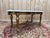 Louis XVI Coffee Table in Gilded Wood and White Marble For Sale - Image 4 of 8