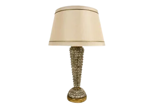 Designer Gilt-Wood Table Lamp - Scandia by Randy Esada