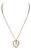 Pearl Heart Form Pendant on Rose Gold Necklace For Sale
