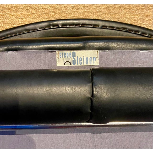 Steiner Mid-Century Modern French Chair by Joseph-André Motte for Steiner, 1950s For Sale - Image 4 of 9