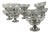 Vintage Dessert Cups in Glass and Metal, 1960s, Set of 10 For Sale